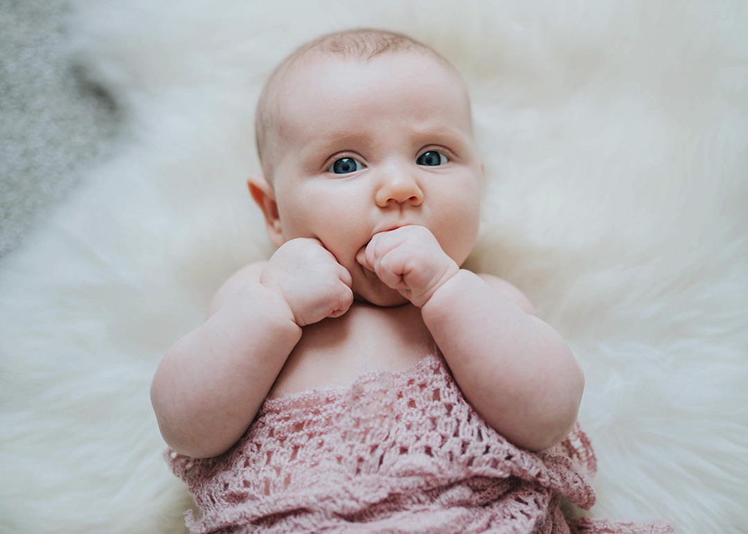 Natural light newborn image by Moira Lizzie Photography