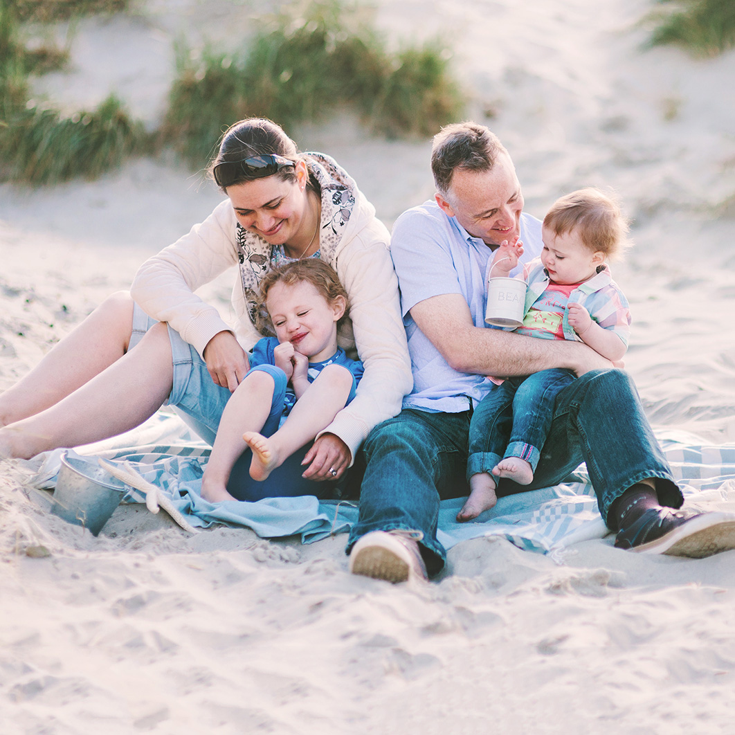 Family beach photography session by Moira Lizzie Photography from blog post about New Year Photography Resolutions